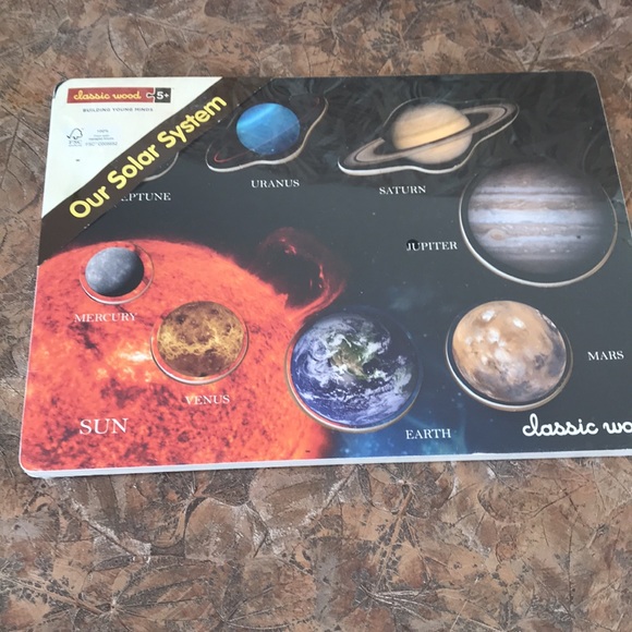 Classic Wood solar system puzzle - Picture 7 of 11